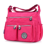 Nylon Shoulder Bags Zipper Handbag Crossbody Bag