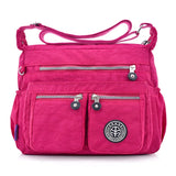 Nylon Shoulder Bags Zipper Handbag Crossbody Bag