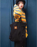 Women Nylon Tote Bag Solid Zipper Soft Casual Shoulder Handbag