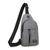 Nylon Waist Bag Sling Men's Belt Crossbody Shoulder Chest Bag