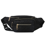 Nylon Waist Bags Pack Functional Fanny Belt Bag