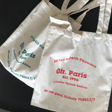 Paris French Letters Print Canvas Bag Eco Handbag Tote Summer Shoulder Bag