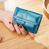Vintage Oil Wax Women's Wallet Clutch Cardholder Coin Purse