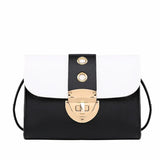Women One Shoulder Bag Lockbuckle Small Square Bag