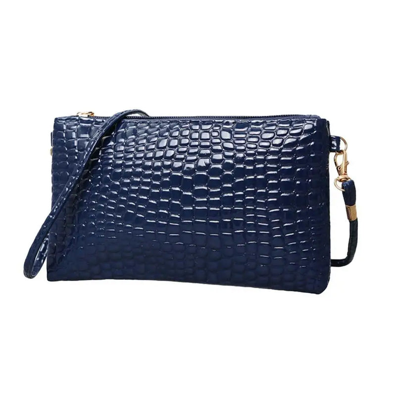 Women One-shoulder Diagonal Small Bag Phone Holder Change Clutch Zipper Bags