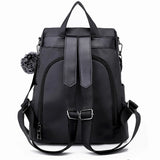 Women Oxford Backpack For Traveling Large Size Soft Leather Large Capacity