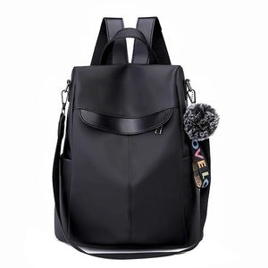 Women Oxford Backpack For Traveling Large Size Soft Leather Large Capacity