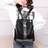 Water-proof Sequins Travel Backpack Anti-theft Rucksack