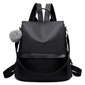 Women Oxford Cloth Backpack Shoulder Bag Crossbody Travel Handbag