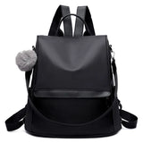 Women Oxford Cloth Backpack Shoulder Bag Crossbody Travel Handbag
