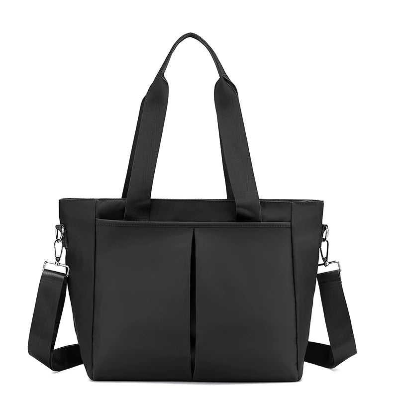 Women Oxford Handbag Nylon Large Capacity Ladies Commuter Canvas Bag