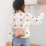 Women PU Leather Backpack for Teenager Girls Small Ladies School
