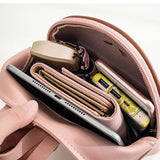 Women PU Leather Backpack for Teenager Girls Small Ladies School