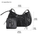 Vintage Style Women PU Leather Shoulder Bag Small Satchel