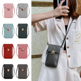 Women PU Leather Touch Screen Phone Purse Bag Crossbody Shoulder Bag
