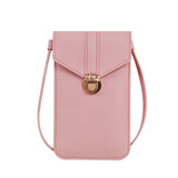 Women PU Leather Touch Screen Phone Purse Bag Crossbody Shoulder Bag
