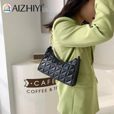 Women PU Leather Chain Messenger Bags Retro Female Single Shoulder Bags