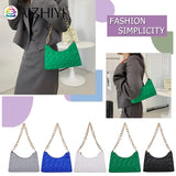 Women PU Leather Chain Messenger Bags Retro Female Single Shoulder Bags