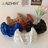 Women PU Leather Crescent Shape Handbag Lady Vintage Small Messenger Bag