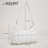 Women PU Leather Crescent Shape Handbag Lady Vintage Small Messenger Bag