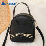 Cat Shoulder Backpack Girls Small Daily Purse Children's Backpack