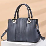 Women PU Leather Handbags Large Tote Bag Square Shoulder Bags