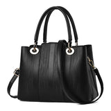 Women PU Leather Handbags Large Tote Bag Square Shoulder Bags