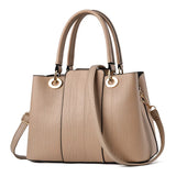 Women PU Leather Handbags Large Tote Bag Square Shoulder Bags