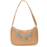 Vintage Butterfly Chain Messenger Bag