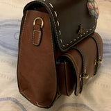 Women PU Leather Mini Backpack College Shoulder Bag Mochila Waterproof School Ba