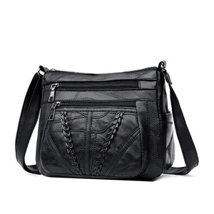 Women PU Leather Shoulder Bag Ladies Messenger Crossbody Bags Handbag