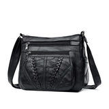 Women PU Leather Shoulder Bag Ladies Messenger Crossbody Bags Handbag