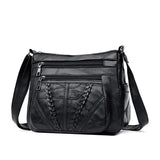 Women PU Leather Shoulder Bag Ladies Messenger Crossbody Bags Handbag