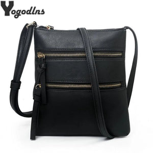 Women PU Leather Shoulder Bag Strap Crossbody Bag Casual Small Handbag Pocket