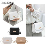 Women PU Leather Shoulder Bags Lady Flap Solid Bag Casual Small Purse Bag