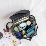 Women PU Leather Shoulder Mini Small Backpack Multi-Function