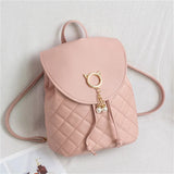 Women PU Leather Shoulder Mini Small Backpack Multi-Function
