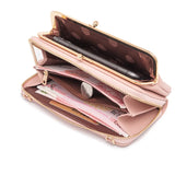 Women PU Leather Small Messenger Shoulder Bag Pink