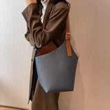 Women PU Leather Strape Shoulders Crossbody Bag Handbag Purse Totes Backpack