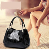 Red PU Leather Tassel Handbag Messenger Bag