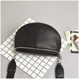 Women PU Leather Waist Bag Casual Belt Shoulder Zipper Pack
