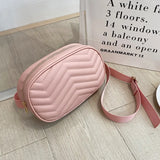 Women PU Leather Waist Pack Female Waist Bag Fanny Pack