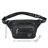 Women PU Waist Bags Fanny Pack Belt Waist Packs Laser Chest Phone Pouch