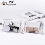 Clear PVC Clutch Chain Handbag Waterproof Crossbody Bag