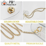 Clear PVC Clutch Chain Handbag Waterproof Crossbody Bag