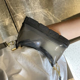 Jelly Crossbody Side Bag for Women Small Wallet Ladies Shoulder Bag