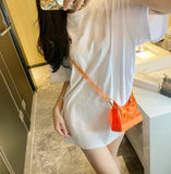 Jelly Crossbody Side Bag for Women Small Wallet Ladies Shoulder Bag