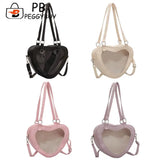Women PVC Shoulder Bags Transparent Purse Handle Crossbody Handbag