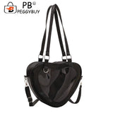 Women PVC Shoulder Bags Transparent Purse Handle Crossbody Handbag