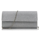 Women Party Evening Handbags Flash Net Glossy Clutch Bag Girl Shoulder Pouch